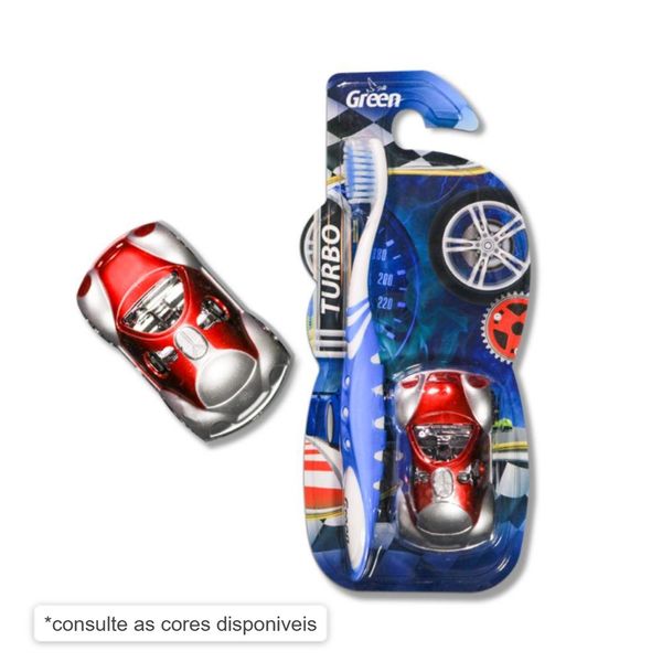 Escova Dental Infantil Green Turbo Macia Referência IN104
