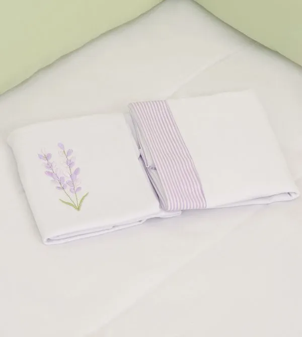 Kit Fronha Lavanda Pop com 2 Peças Lilás