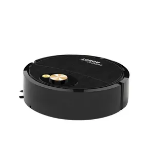 Robô Aspirador de Pó Inteligente Automático Seco e Molhado com Sensor Antiqueda 60 Min Preto e Branco Robô Aspirador de Pó Inteligente Seco e Molhado Sensor Antiqueda 60 Min