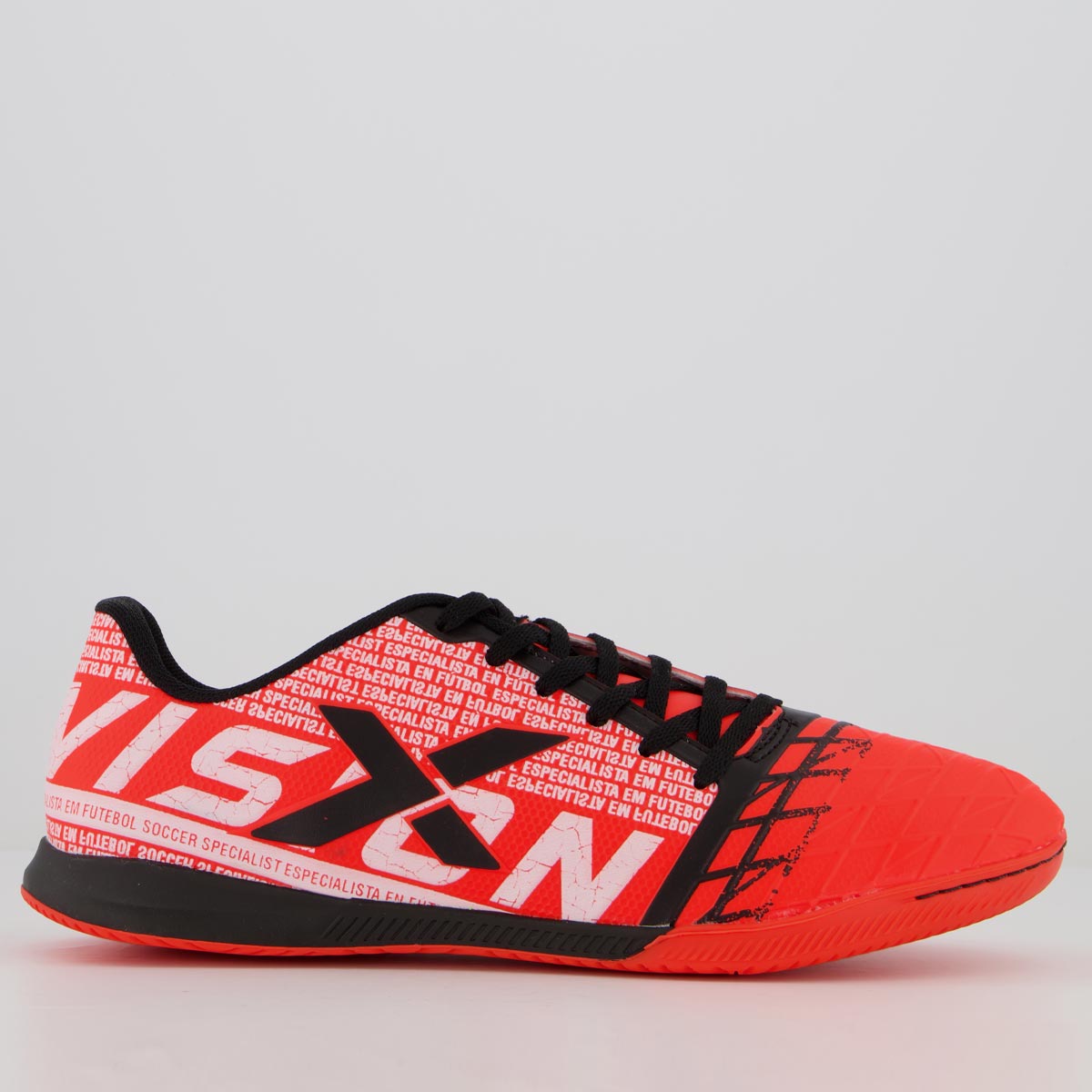 Chuteira Oxn Vision Futsal Laranja