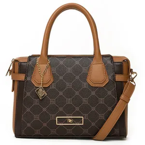 Bolsa Tote Bau Transversal Feminina Rafitthy 28.16222 Marrom