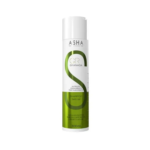 Shampoo ASHA Granada Nutrição, Crescimento e Fortalecimento 300ml