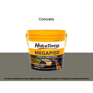 Tinta Acrílica Hidrotintas Premium Fosco 3L Megapiso Concreto (MP)