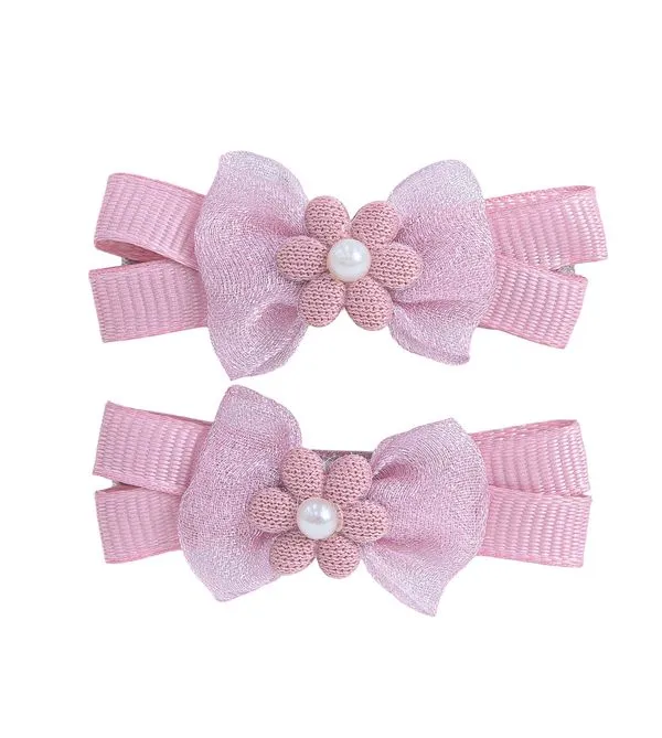 Bico de Pato Mini Flor Rose com 2 unidades Rose