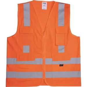 Colete Sinalização com 4 Bolsos Reflexivo Laranja Tam. G Vic72130 G - Vicsa
