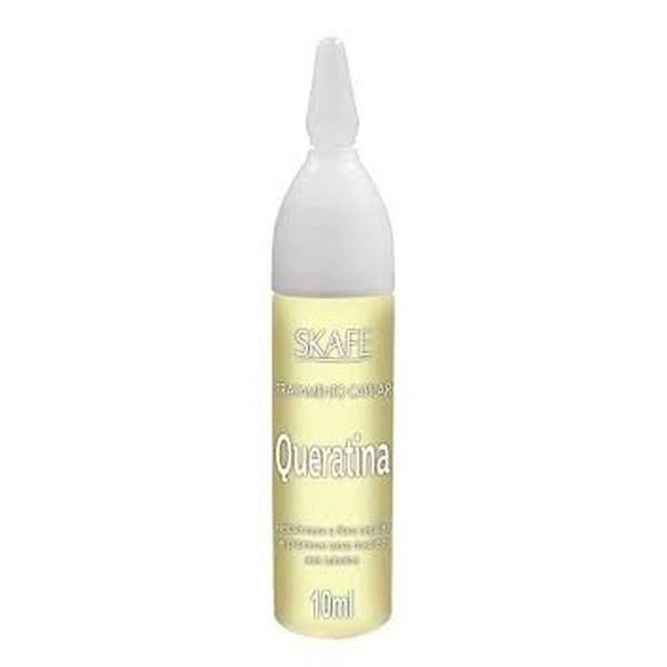 Ampola De Tratamento Capilar Queratina Skafe 10ml