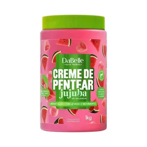 Creme de Pentear Dabelle Jujuba de Melancia 1kg Cr Pent Dabelle 1kg Jujuba Melancia