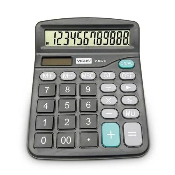 Calculadora Mesa Vighs V-837b 12 Dígitos