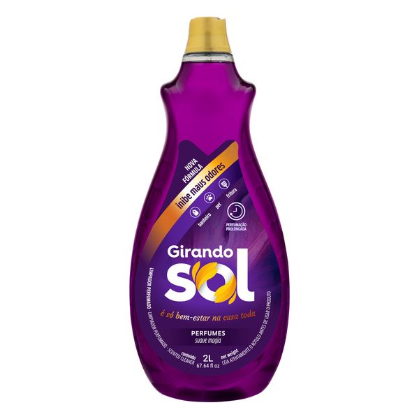 Limpador Perfumado Girando Sol Suave Magia 2L
