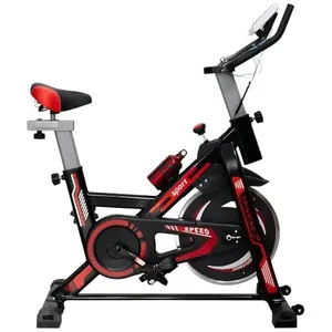 Bicicleta Ergométrica Bike Spinning Xiongzhi Preto E Vermelho E-BI