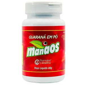 Guaraná Em Pó Manaos Pharmakos 80g