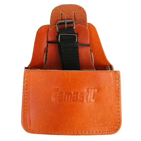 Cinto de Carpinteiro de Couro com Bolsa Simples para Ferramentas Marrom Famastil Cinto de Carpinteiro de Couro com Bolsa Simples Marrom Famastil