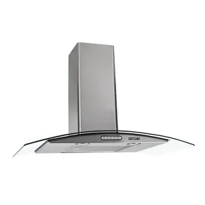 Coifa de Parede 80cm Vidro Curvo Duto Slim Fogatti Inox 110V 110V