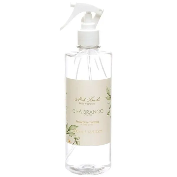 Água De Tecidos Mels Brushes Perfumada Essential 500ml Chá Branco