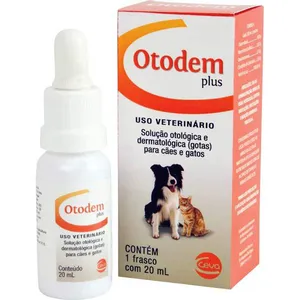 Otodem Plus Solução Otológica e Dermatológica 20ml