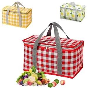Bolsa Térmica Portátil Dobrável 12L Tipo Cooler para Piquenique Viagem Camping Reutilizável Yeet Bolsa Térmica Portátil Dobrável 12L Tipo Cooler para Piquenique Viagem Camping Yeet