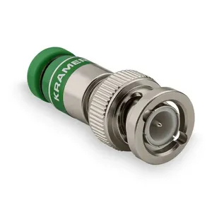 Conector Bnc Rg5 E Rg6 De Até 12gb Macho De Compressão A Prova D'água (kramer) Conector Bnc Rg5 E Rg6 De Até 12gb Macho De Compressão A Prova D’água (kramer)