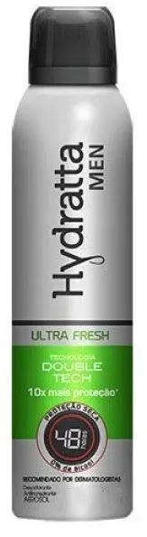 Kit c/4 Unidades de Desodorante Aerosol Hydratta 150ml Men Fresh/Verde