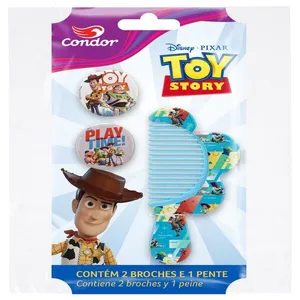 Pente Para Cabelo Toy Story + Acessórios Condor PENTE P/CAB TOY STORY + ACESSORIOS CONDO