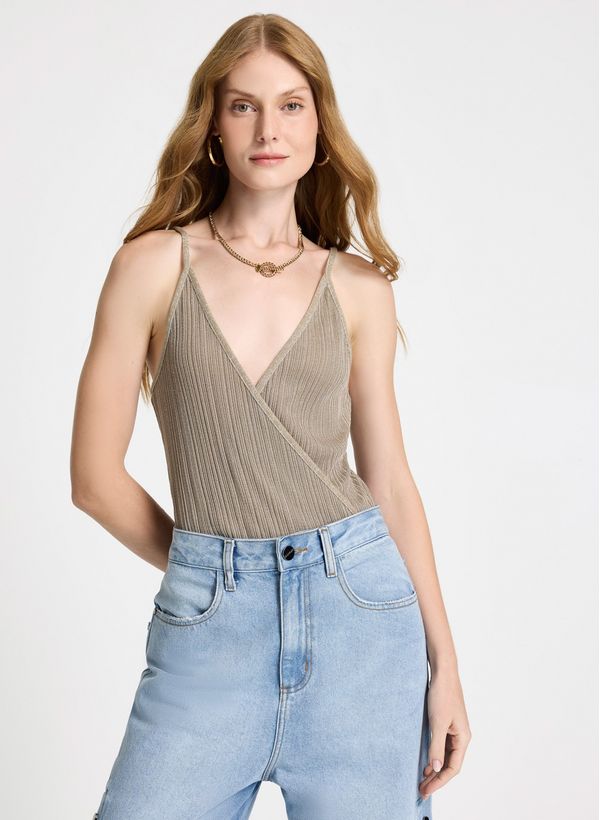 Body Le Lis Bubu Tricot Feminino GG
