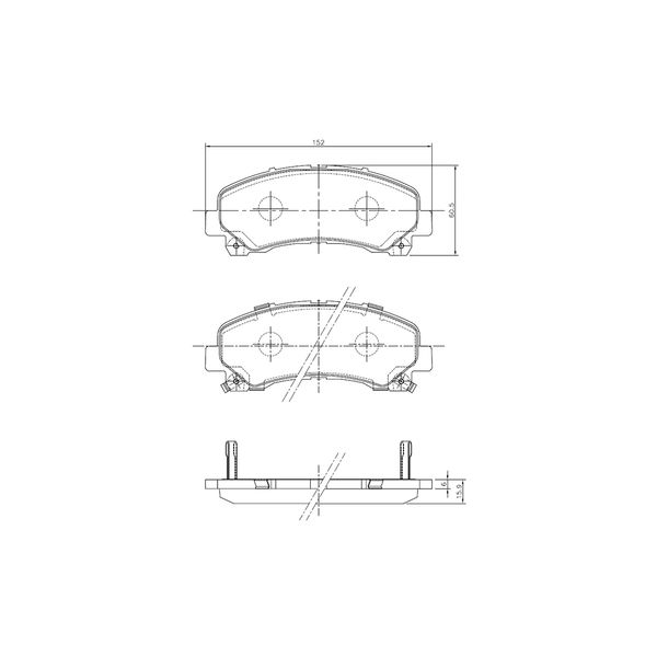 Par Pastilha Freio Convencional Dianteira P1433 Lonaflex Par Pastilha Freio Convencional Dianteira P1433 Lonaflex