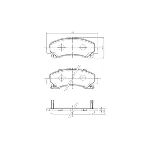 Par Pastilha Freio Convencional Dianteira P1433 Lonaflex Par Pastilha Freio Convencional Dianteira P1433 Lonaflex
