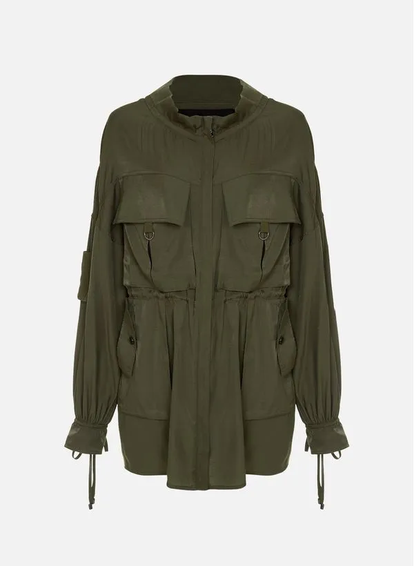 Parka Ampla Dora John John Feminina M