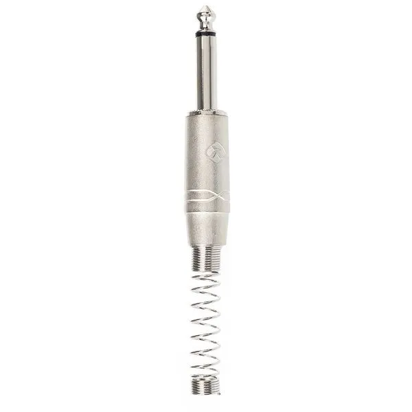 Conector P10 Macho Mono Niquelado com Mola - RJ2PP-NN