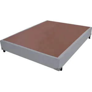 Box Casal com Tecido Sued 138x188cm - Probel Sued Silver