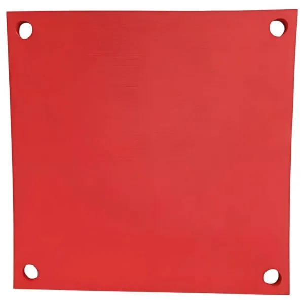 Tapete Flutuante Evamax 100X100cm Vermelho (MP)