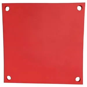 Tapete Flutuante Evamax 100X100cm Vermelho (MP)