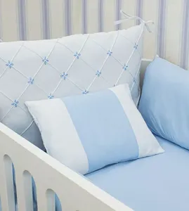 Kit Berço Origami com 5 peças Azul