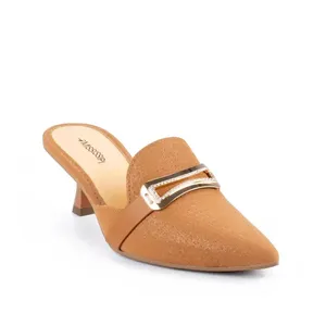 Mule Mississipi de Salto Alto Caramelo 39