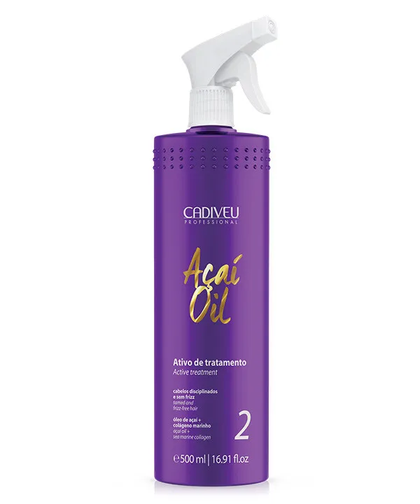 Ativo De Tratamento Açaí Oil Cadiveu 500ml – Passo 2