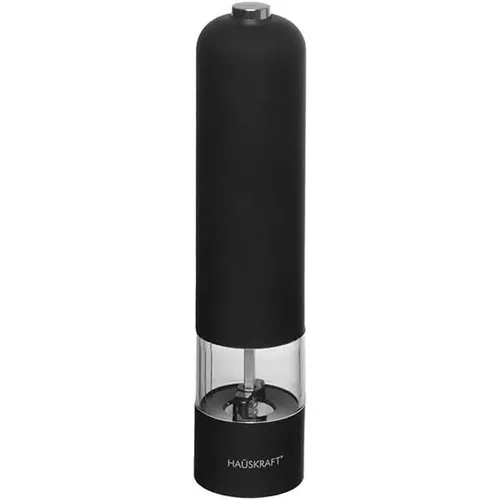 Moedor Hauskraft Elétrico para Sal e Pimenta 22cm Preto MOEP029