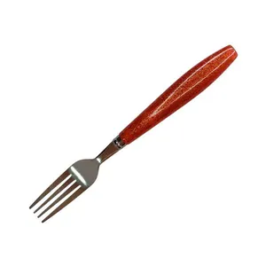 Jogo De Garfos Artrin Inox 06 Peças Vermelho ART-24-135 (MP)