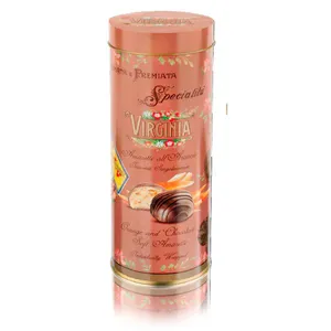 Biscoito Amaretti Macio Com Laranja Coberto de Chocolate Virginia 140g