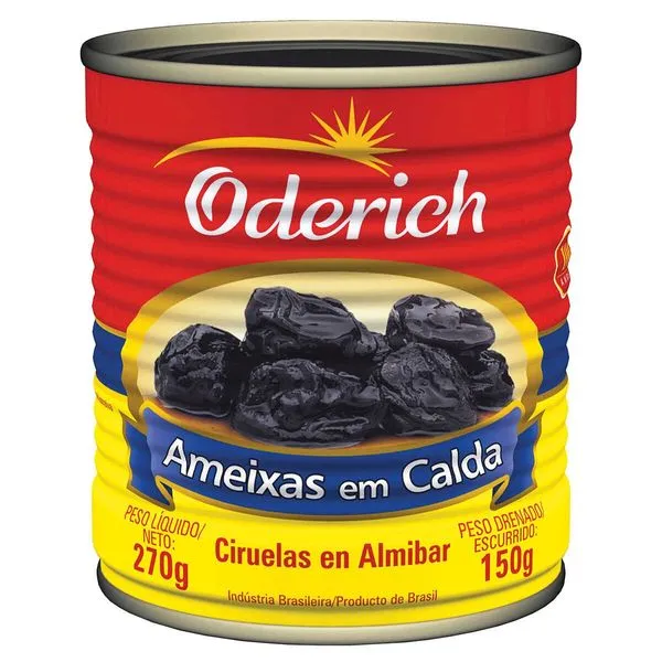 Ameixas em Calda Oderich 150g