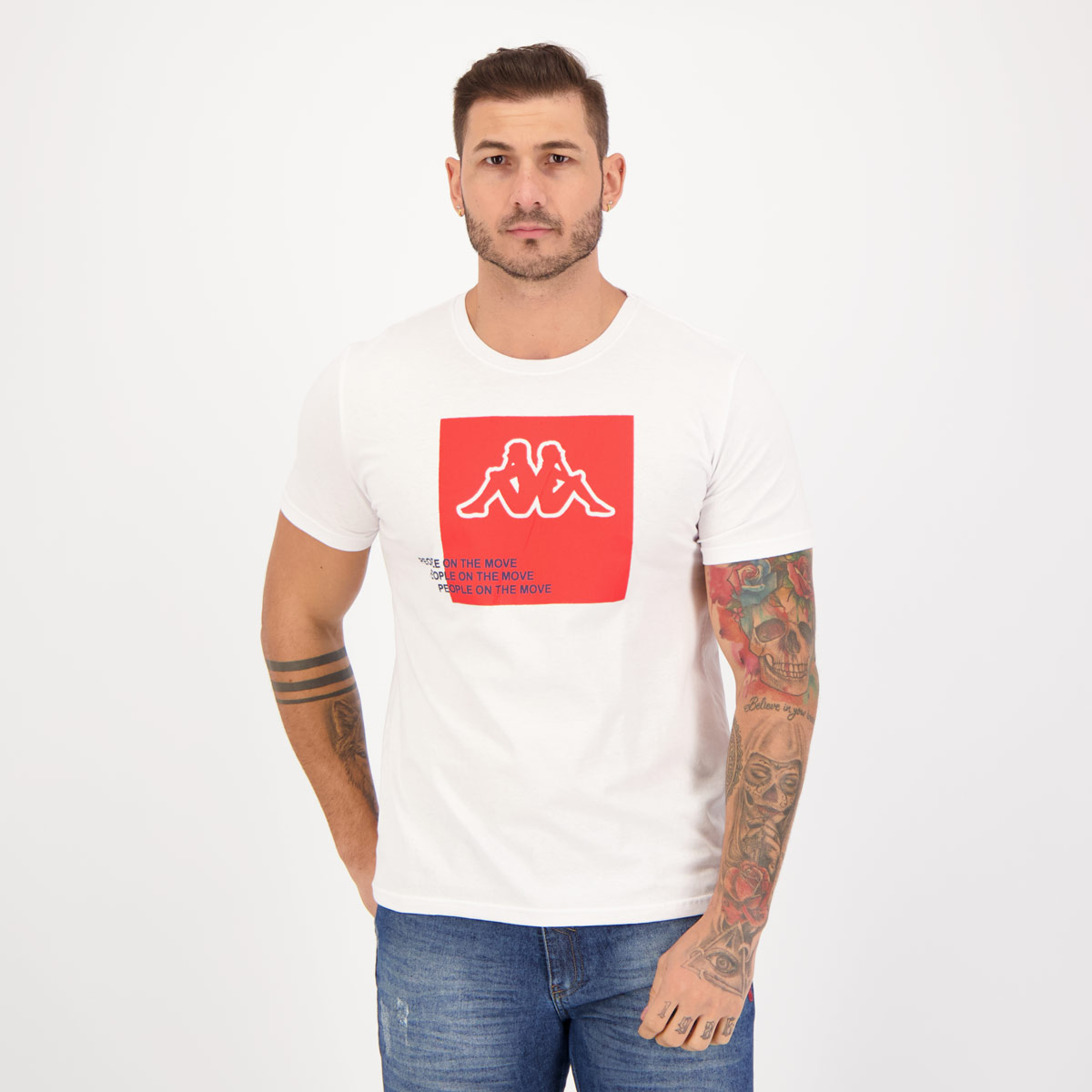 Camiseta Kappa Move Branca