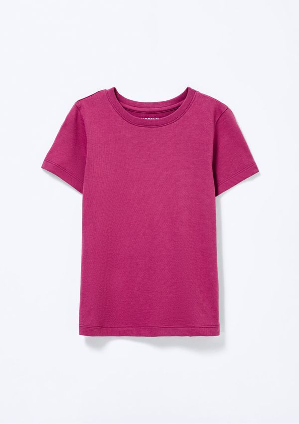 Blusa Infantil Menina Básica Slim - Roxo 004
