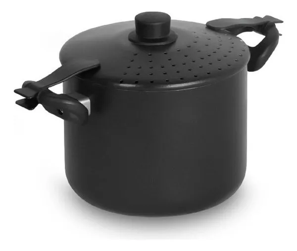 Espagueteira Alumínio Teflon 4,5l Nobre - Eirilar Cor Preto