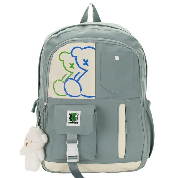 Mochila Feminina Arara Dourada - RY6672 VERDE