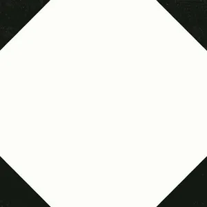 Revestimento Para Piscina Branco e Preto 20x20 cm Grés Dill Fes Mate Bold Atlas