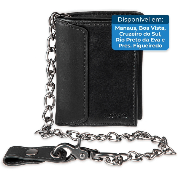 Carteira Levi's Masculina Preto A-BI