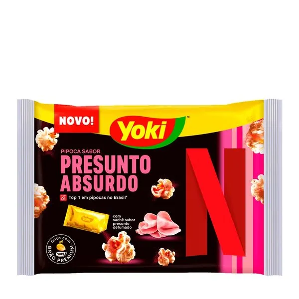 Pipoca de Micro-ondas Yoki Presunto Absurdo 95g