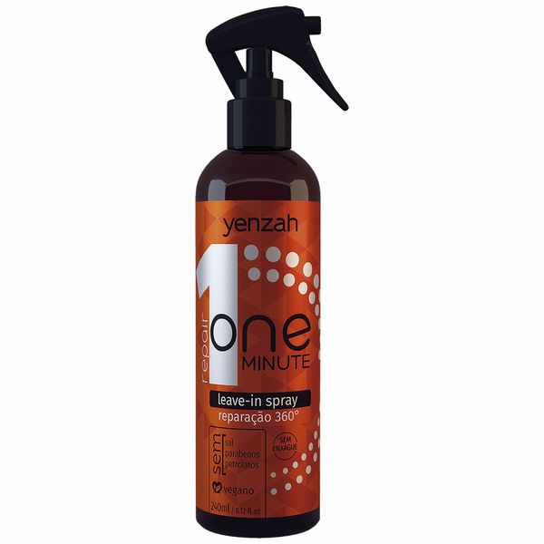 Leave in Spray Yenzah Reparação 360º Um Minuto 240ml