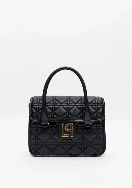 Bolsa Tote Matelassê E Enfeite Preto U