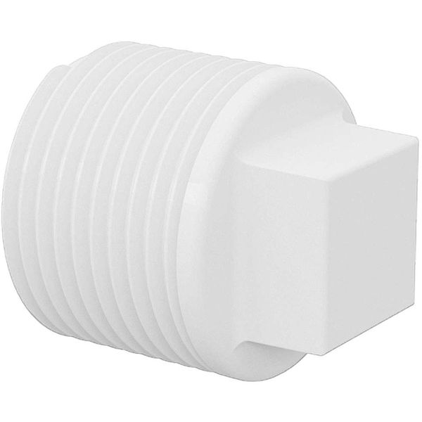 Plug Com Rosca 1/2' Branco Tigre