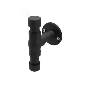 Cabide Rustic para Banheiro Estilo Industrial Preto Fosco em Metal Shop Hidráulica Cabide Rustic Industrial Preto Fosco em Metal Shop Hidráulica