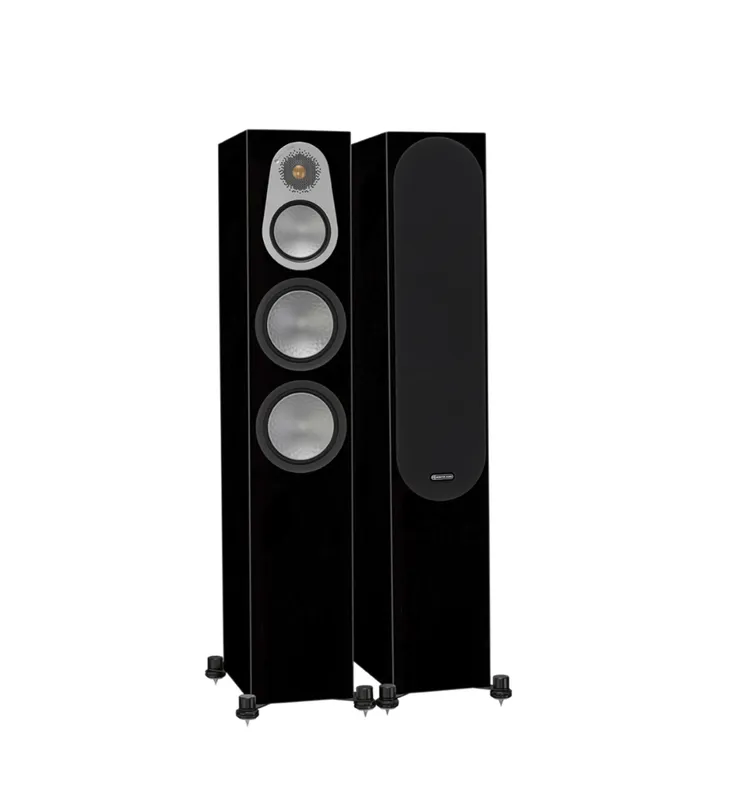 Monitor Audio Silver 300 Caixas Torre 200W High Gloss Black ( Par )